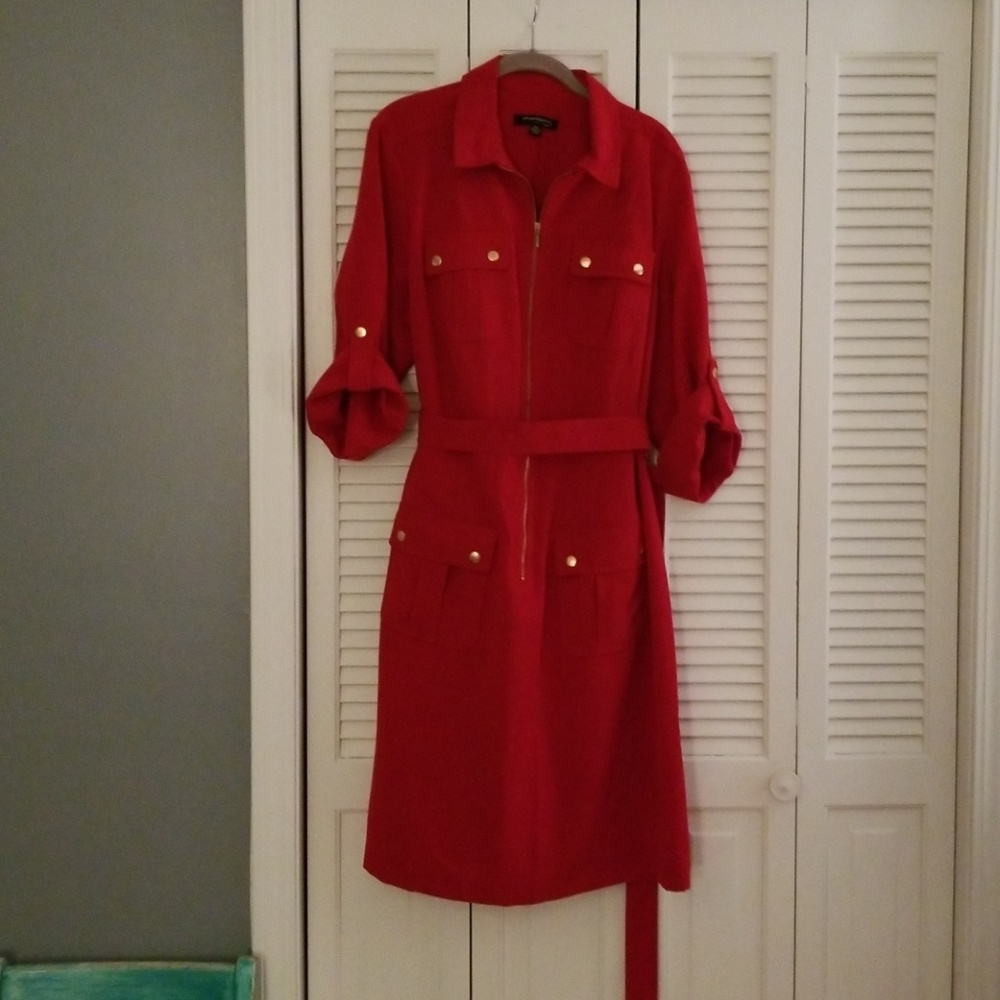 Sharagano Red Dress